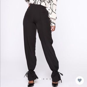 High waisted trousers